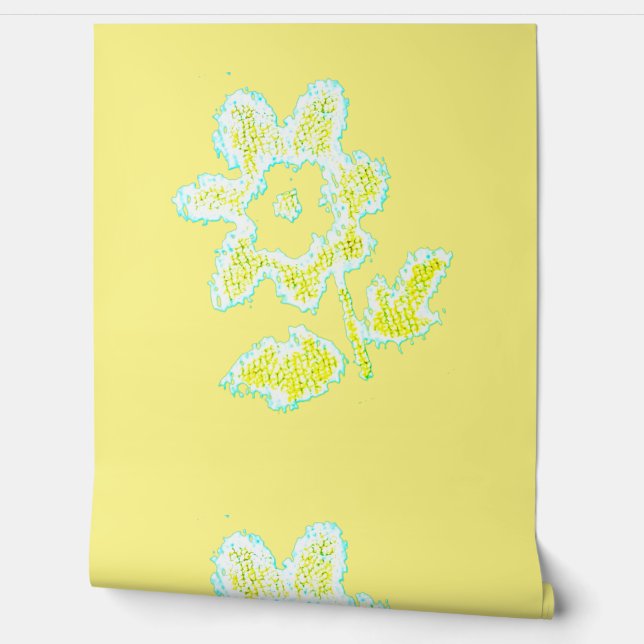 WALLPAPER BLOEM STIJL ONTWERP BEHANG (Afrollen)