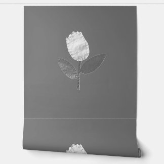 WALLPAPER BLOEM STIJL ONTWERP BEHANG