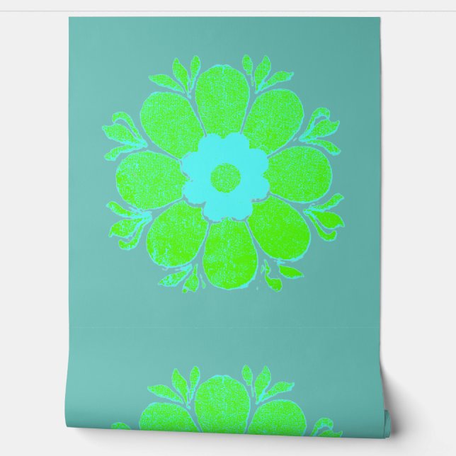 WALLPAPER BLOEM STIJL ONTWERP BEHANG (Afrollen)