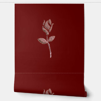 WALLPAPER BLOEM STIJL ONTWERP BEHANG