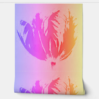 WALLPAPER BLOEM STIJL ONTWERP BEHANG