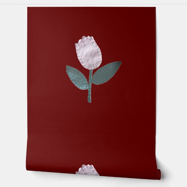 WALLPAPER BLOEM STIJL ONTWERP BEHANG (Afrollen)