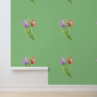 WALLPAPER BLOEMEN STIJL ONTWERP BEHANG