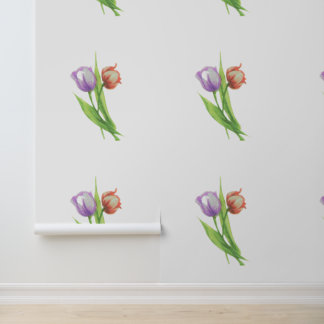 WALLPAPER BLOEMEN STIJL ONTWERP BEHANG