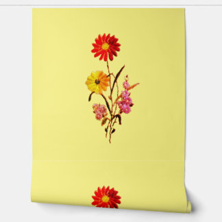 Wallpaper bloemstijl ontwerp behang