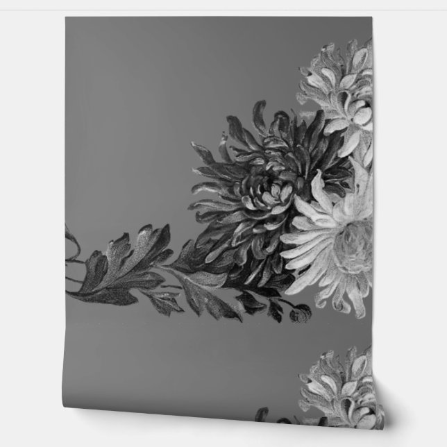 Wallpaper bloemstijl ontwerp behang (Afrollen)