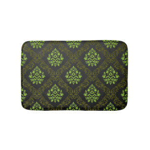 Wallpaper Floral Green Badmat