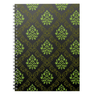 Wallpaper Floral Green Notitieboek