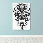 Wallpaper for a Room That Never Existed  Canvas Afdruk (Insitu (Houten vloer))