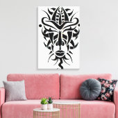 Wallpaper for a Room That Never Existed  Canvas Afdruk (Insitu (Woonkamer))