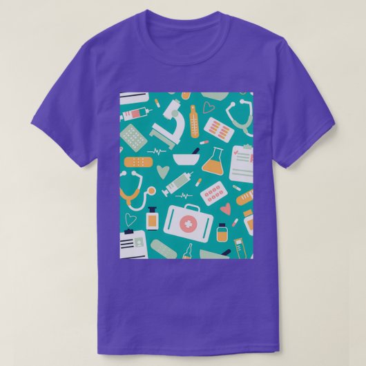 Wallpaper Nurse T-shirt (Design voorkant)