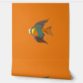 WALLPAPER VISSTIJL ONTWERP BEHANG