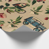 Wallpapers  Retro 1940s Cadeaupapier (Hoek)