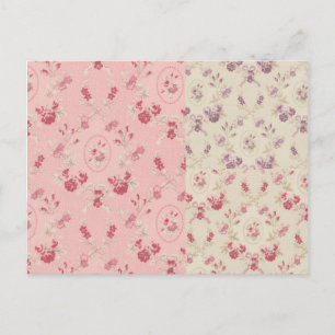 Wallpapier Collage 3 Floral kleuren Briefkaart