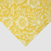  Wallpapier Patroon, Gele Mallow Tissuepapier (Detail)