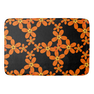 wallpapier retro oranje 1970 badmat