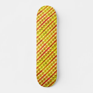 wallpapier retro oranje 1970 skateboard