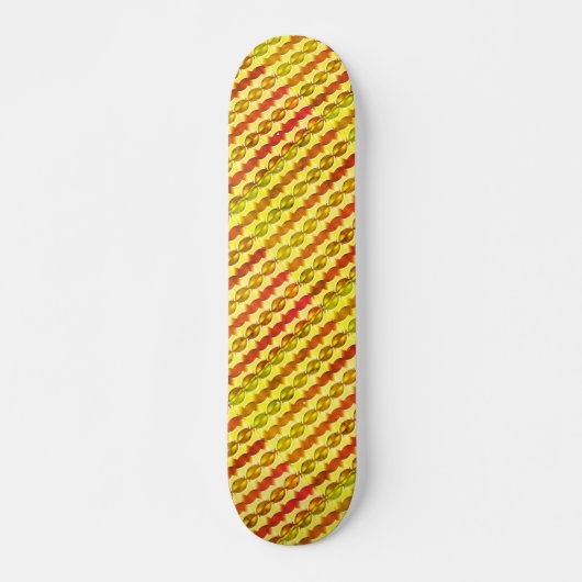 wallpapier retro oranje 1970 skateboard (Voorkant)