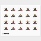 WallstreetBets - WSB Ronde Sticker (Vel)