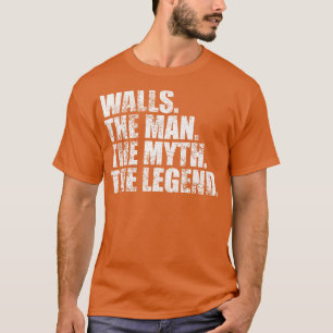 WallsWalls familienaam Walls achternaam Walls Surn T-shirt