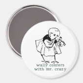 Wally en de heer Crazy Magnet Magneet (Voorkant / Achterkant)