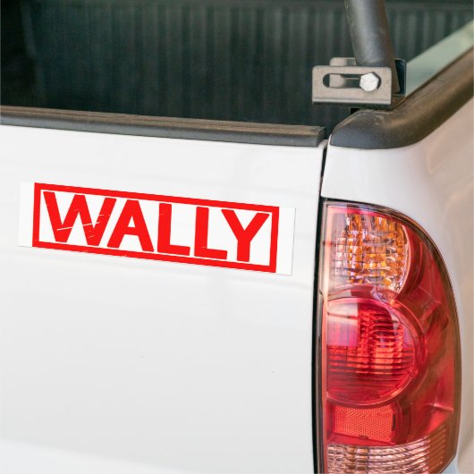 Wally Stamp Bumpersticker (Op Truck)