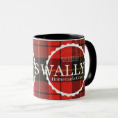 Wally's Homemade Goods Mug in Plaid (Devant droit)