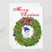 Walmart-kerstkaarten Feestdagenkaart (Voorkant / Achterkant)