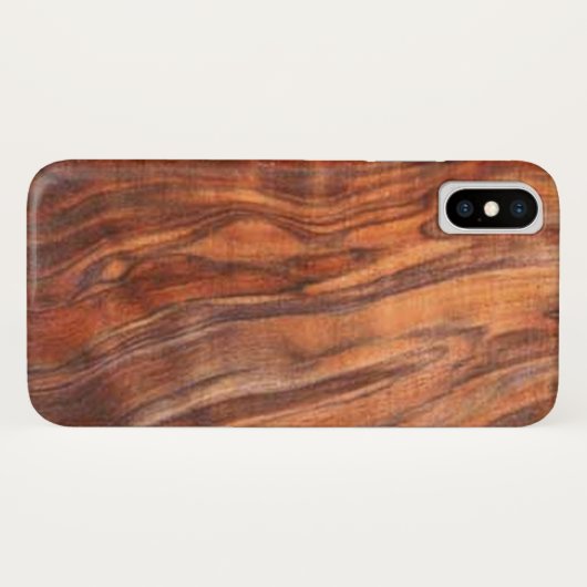 Walnoot (Houtkorrel) Case-Mate iPhone Case (Achterkant (horizontaal))