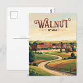 Walnoot VS Briefkaart (Voorkant / Achterkant)