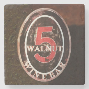 Walnut, Asheville. Asheville, Walnut Stenen Onderzetter