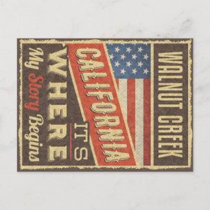 Walnut Creek California Briefkaart