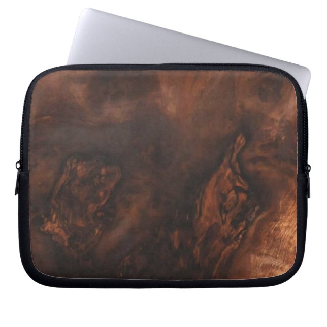 Walnut-laptophoes Laptop Sleeve (Voorkant)