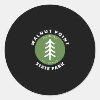 Walnut Point State Park Illinois Il Bos Boom Dg Ronde Sticker