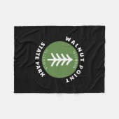 Walnut Point State Park Illinois Il Forest Tree Dg Fleece Deken (Voorkant (Horizontaal))