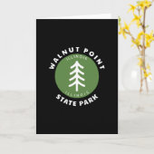 Walnut Point State Park Illinois Il Forest Tree Dg Kaart (Gele Bloem)