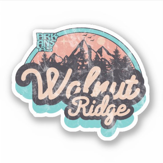 Walnut Ridge, Arkansas  Autocollant (Devant)