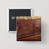 Walnut Sideboard, Lyonnais School Vierkante Button 5,1 Cm (Voorkant /achterkant)