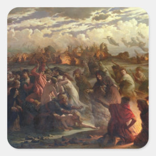 Walpurghis Night, 1862 Vierkante Sticker