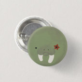 walrus 1 ronde button 3,2 cm (Voorkant /achterkant)