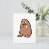 Walrus. Briefkaart (Staand voorkant)
