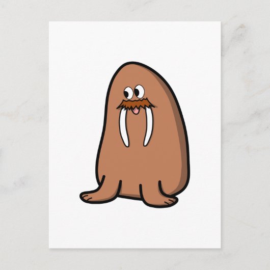 Walrus. Briefkaart (Voorkant)