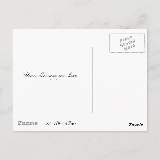 Walrus Briefkaart (Achterkant)