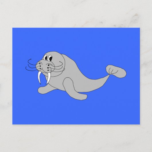 Walrus Briefkaart (Voorkant)