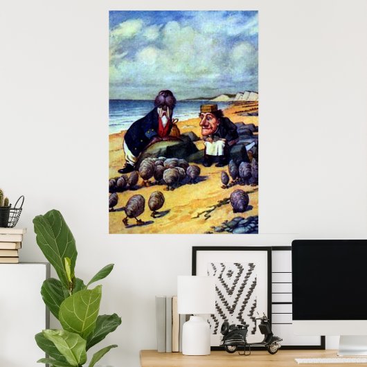 Walrus & Carpenter Poster (Bureau à domicile)