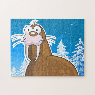 Walrus cartoon legpuzzel
