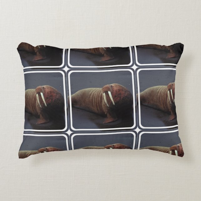 Walrus Decoratief Kussen (Voorkant)