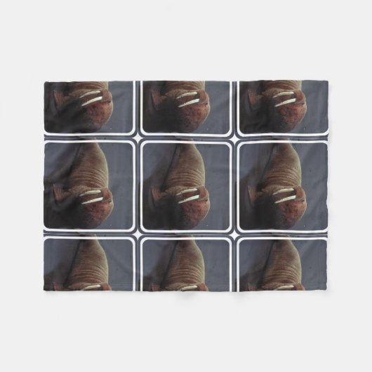 Walrus Fleece Deken (Voorkant (Horizontaal))