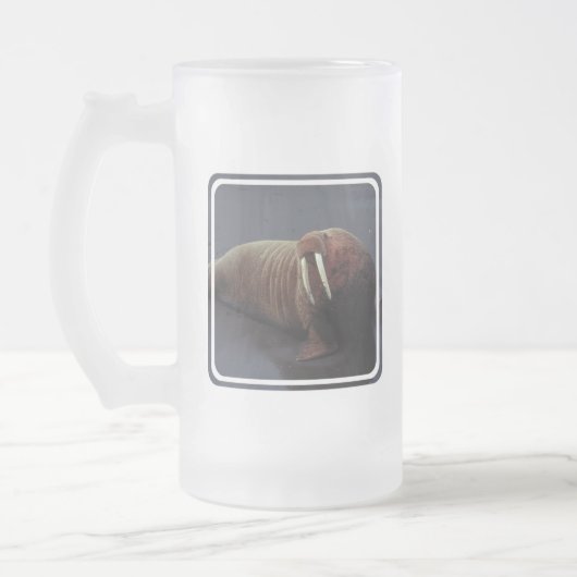 Walrus Frosted Beer Mok (Links)