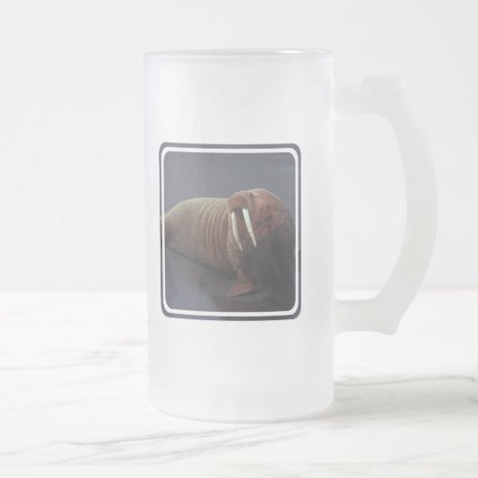 Walrus Frosted Beer Mok (Rechts)